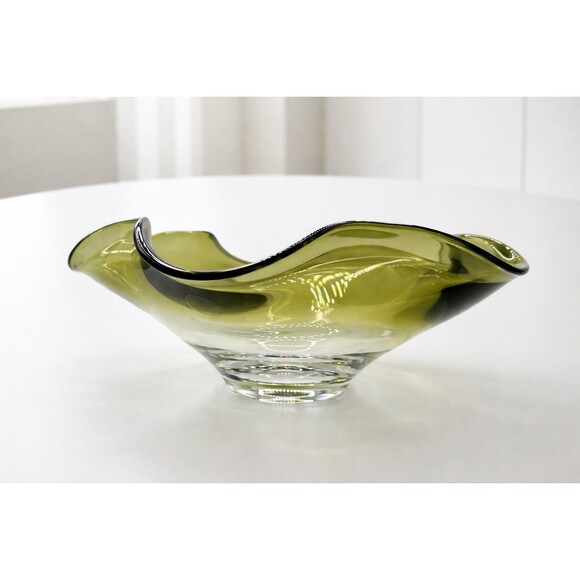 Lenox Other - LENOX Organics Green Hue Centerpiece Bowl NON-LEAD CRYSTAL